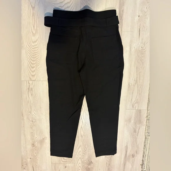 BR BANANA REPUBLIC Slim Refined Stretch Cargo pants in black. Size 12L NWOT - Picture 5 of 8